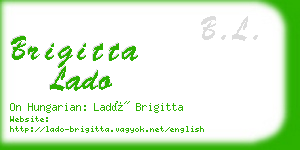 brigitta lado business card
